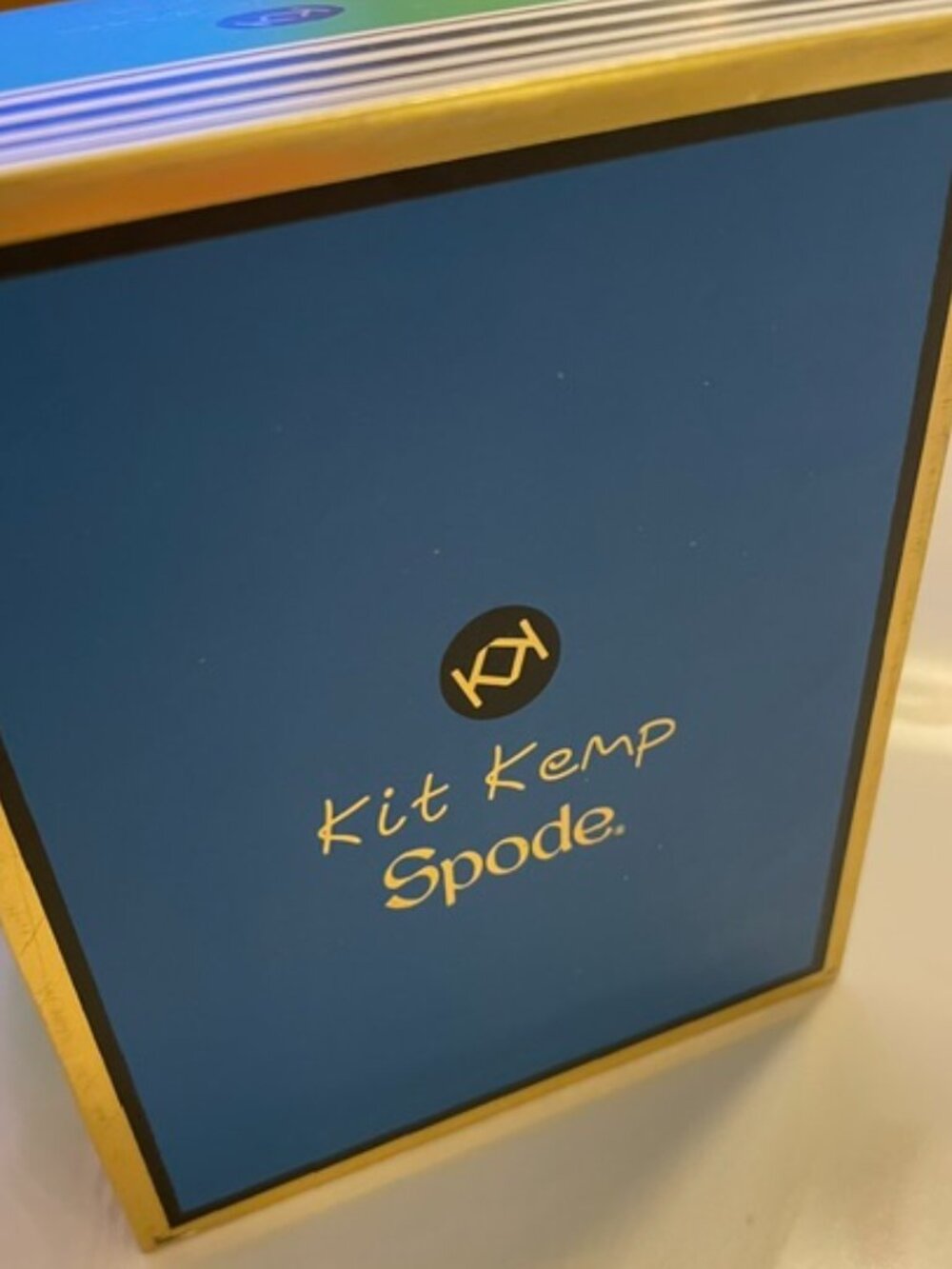 SPODE Kit Kemp Letter "B" Alphabet Mug 12 oz. in Blue New in Gift Box NWT - Picture 6 of 8